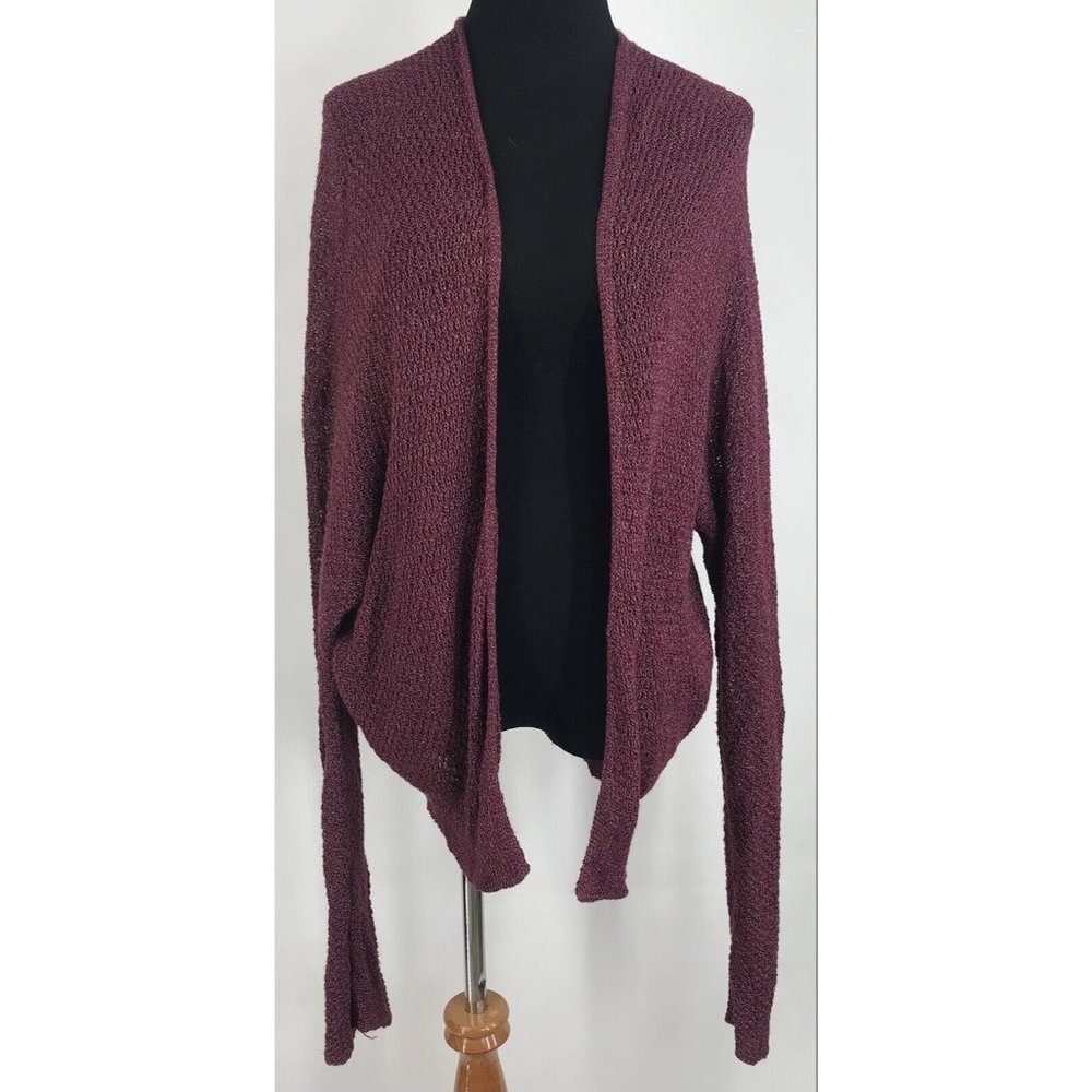Urban‎ Outfitters BDG Sweater Open Front Cardigan Womens XS-TP Oversized Pockets